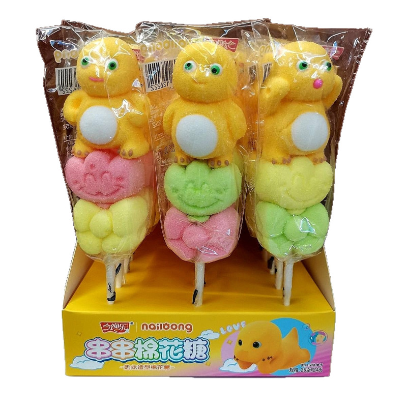 今食べたいミルクドラゴン型串マシュマロロリポップ25g氷砂糖葫芦型キャンディーインターネットセレブ漫画スナック|undefined
