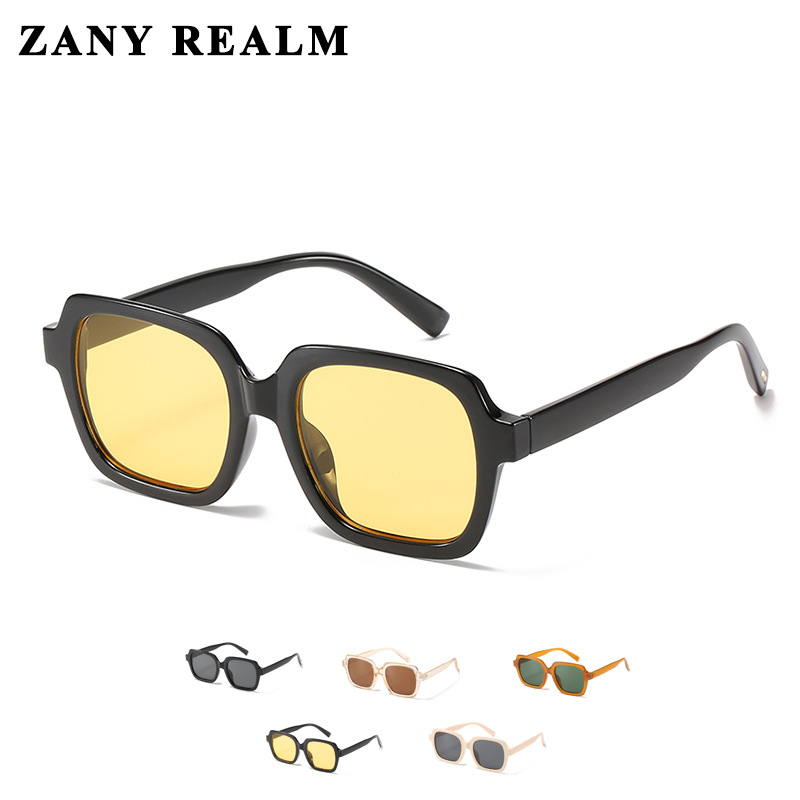 Nuevo Comercio exterior Xiaoxiang estilo coreano gafas de sol cuadradas transfronterizas discoteca europea y americana retro gafas de sol decorativas suministro directo de fábrica