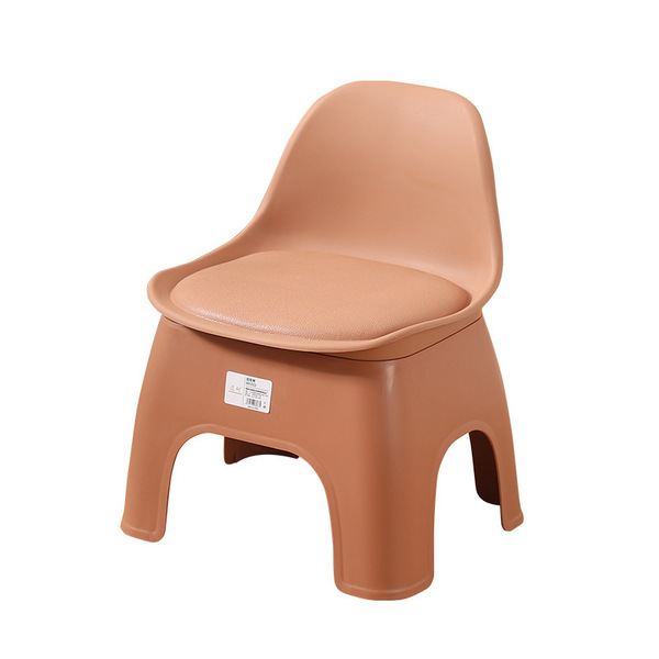 Children's backrest stool removable anti-slip small stool plastic…