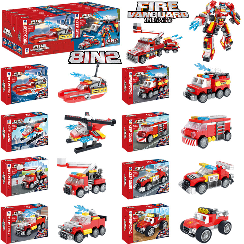 Best selling compatible Lego assembled blocks China Nezha 2 small particles children's educational stall toys gifts wholesale