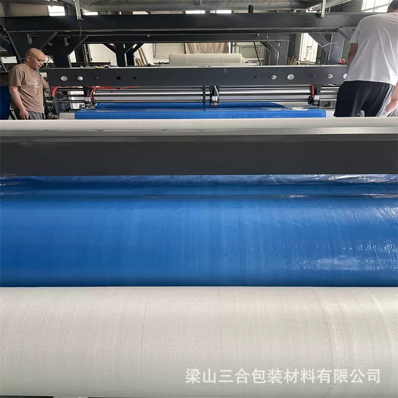批发床垫包装纸PE复合编织防水纸塑复合卷材 耐磨拉力强量大优惠