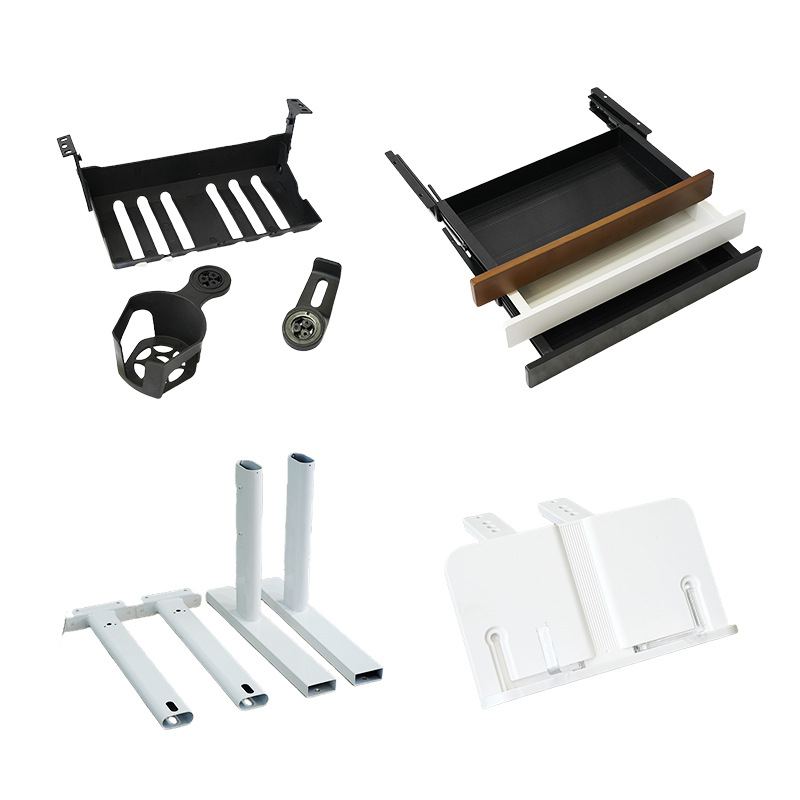 Electric height adjustable desk single motor table legs table frame smart computer desk drawer bookshelf storage three-piece set accessories