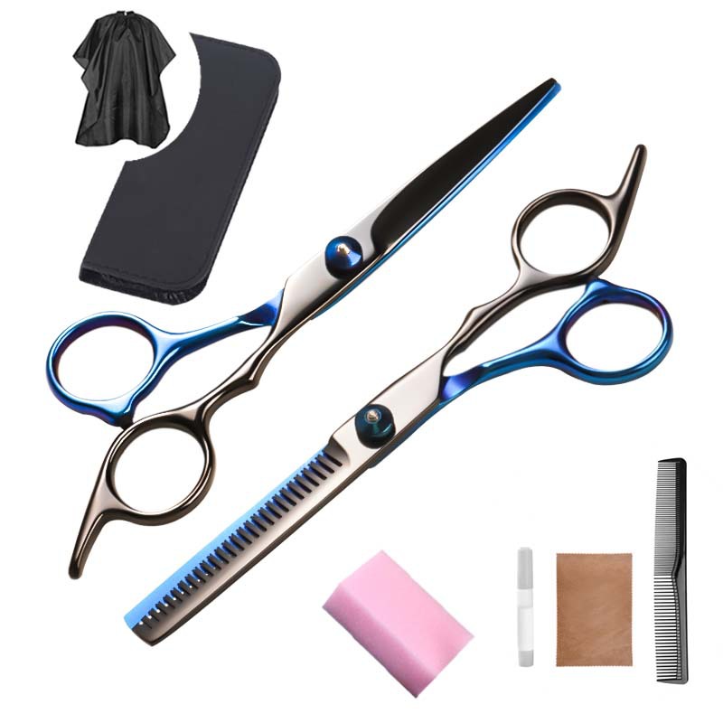 미드 레인지 블루 및 블랙 하이 스크류 8 피스 세트