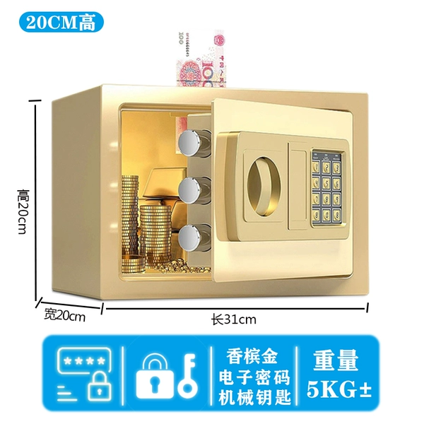 Luxury Champagne Gold 丨 Password-Key Double Lock-Upgrade Protection 丨 1 million coins