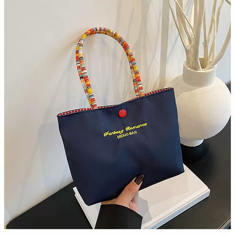 2025冬季新款帆布手提女包韩版时尚休闲背包跨境简约包