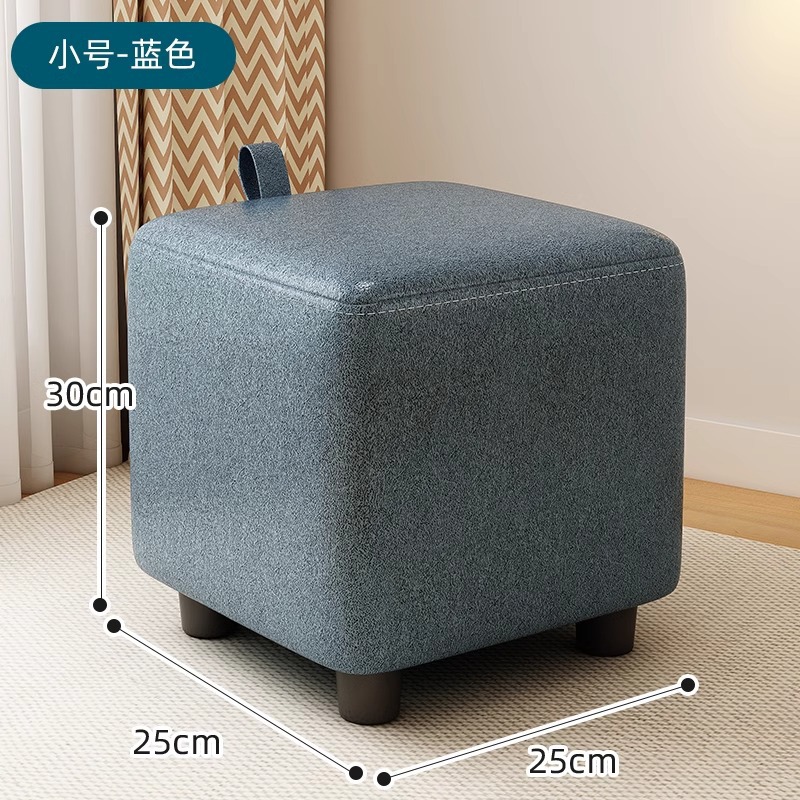 Taburete pequeño taburete bajo doméstico, banco pequeño, silla, taburete de sala de estar, taburete resistente y duradero para cambiar zapatos, mesa de centro, taburete de sofá image 8