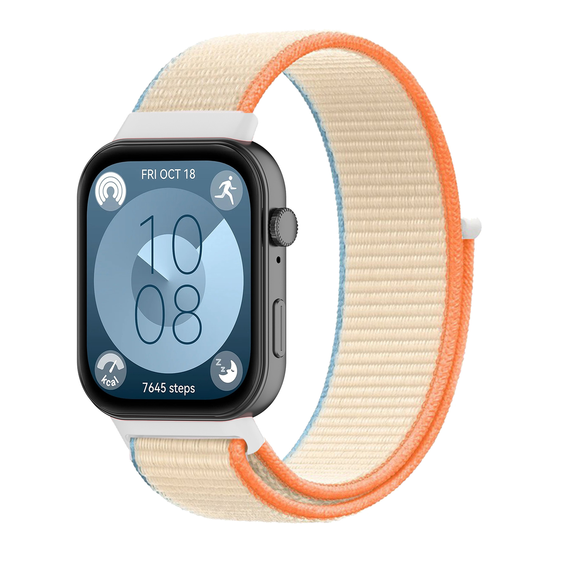 Compatible with Huawei watch Fit 3/4 band Velcro nylon loop band and Huawei Fit4 Pro band undefined
