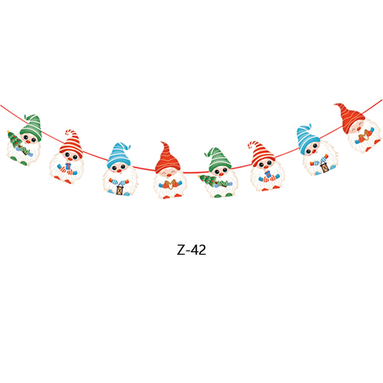 Nueva Navidad decoración suministros bandera tire bandera centro comercial tienda de los niños FIESTA DE Navidad escena adornos de diseño