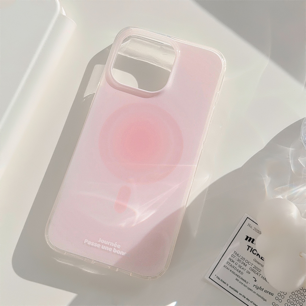 Magnetic Protective Phone Case For Iphone With Puppy Holder_voghion.com
