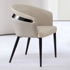 ダイニングチェア、家庭用ライト高級背もたれ椅子、デザイナーディスカッションスツール、ホテルレストランの新しい椅子、イタリア製の高級ダイニングテーブルと椅子