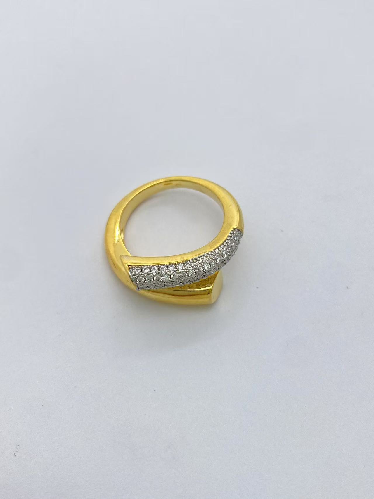 Geometric, Water Droplets Pattern Women's Gender Wholesale Jewelry Vintage Style Classic Style Geometric Water Droplets Copper Zircon Mixed Metal Plating Open Rings