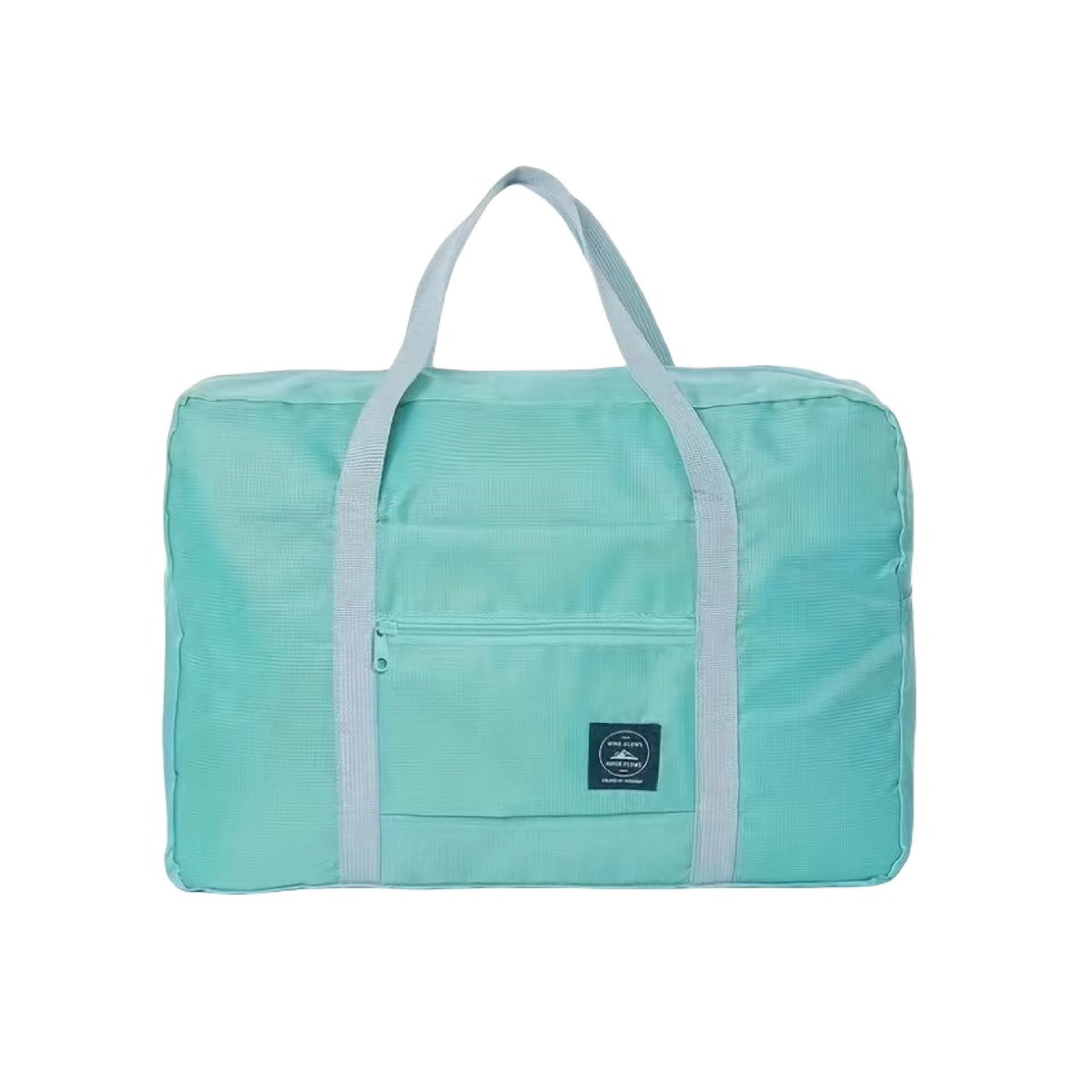 Bolsas de viaje personalizadas se pueden imprimir con logotipos, bolsas de mano de gran capacidad, bolsas de embalaje para equipaje, bolsas plegables para avión