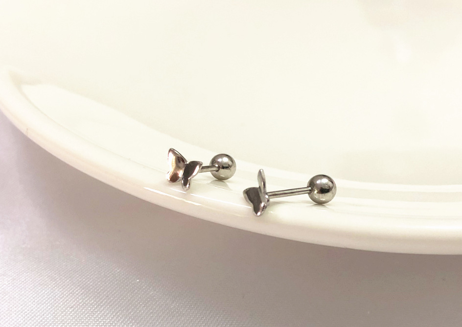 5g Weight Zircon Inlay Material Ear Studs Classification 1 Pair Quantity Daily Occasion 925 Sterling Silver Material Butterfly Pattern Women's Gender Plating, Inlay Design Simple Style Style 1 Pair 925 Sterling Silver Zircon Butterfly Ear Studs 11