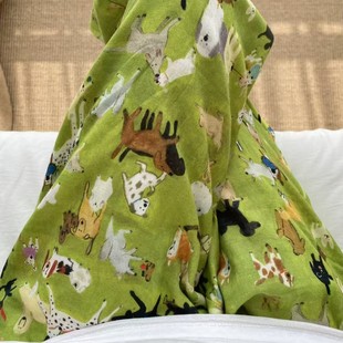 New Arrivals for Summer! Class a Pure Cotton Double-Layer Gauze Pajamas with Flap Pocket Pantss, Loose and Cute Cartoon Cotton Gauze Pants That Can Be Worn Outside