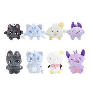 Korean Aespa Plush Doll Pendant Yoo Ji-Min Kim Min-Ting Star Doll Cartoon Cute Keychain