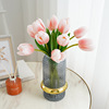 Short rod feel moisturizing tulip simulation flower home dining table decoration new tulip fake flower wholesale