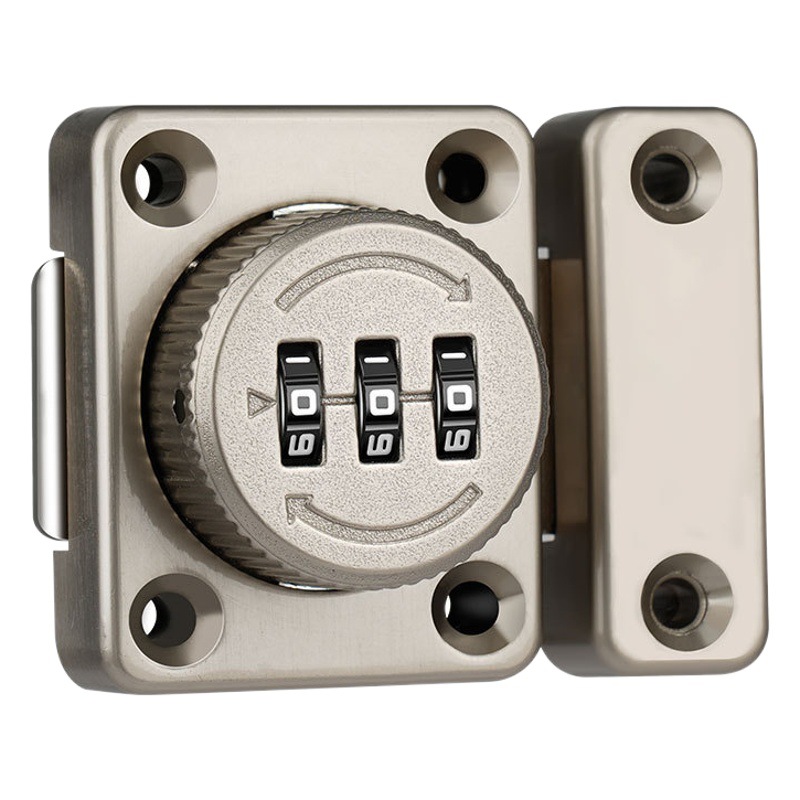 Contraseña pestillo cerradura de la puerta Punch libre dormitorio baño inodoro puerta corredera hebilla pestillo hebilla cerradura trasera artefacto