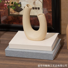 麻布烫金可打开可烫印假书摆件亚麻料磁吸收纳盒仿真书道具模型书