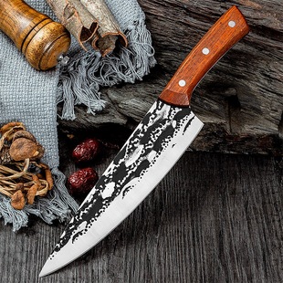 Sharp cutting dual-purpose butcher knife bone cutting knife pig cattle chicken duck bone shaving knife chef special knife