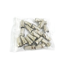 英制F头，F螺纹型 天线F连接头 F有线电视接头 锌合金F头20MM