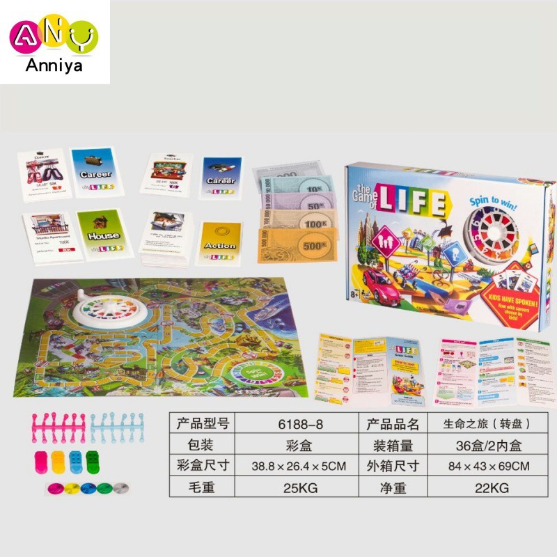 Juego de operaciones Hedbanz El juego de la vida