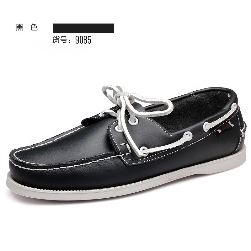 Zapatos transfronterizos para hombres, comercio exterior, zapatos de vela de gran tamaño, versión coreana para hombres, conducción de moda, zapatos de guisantes, zapatos casuales, zapatos de cuero, AliExpress para hombres