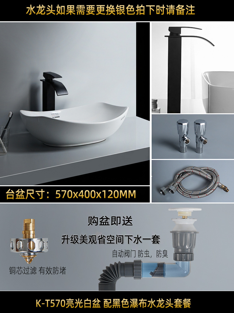 Cerámica creativa lavabo lava