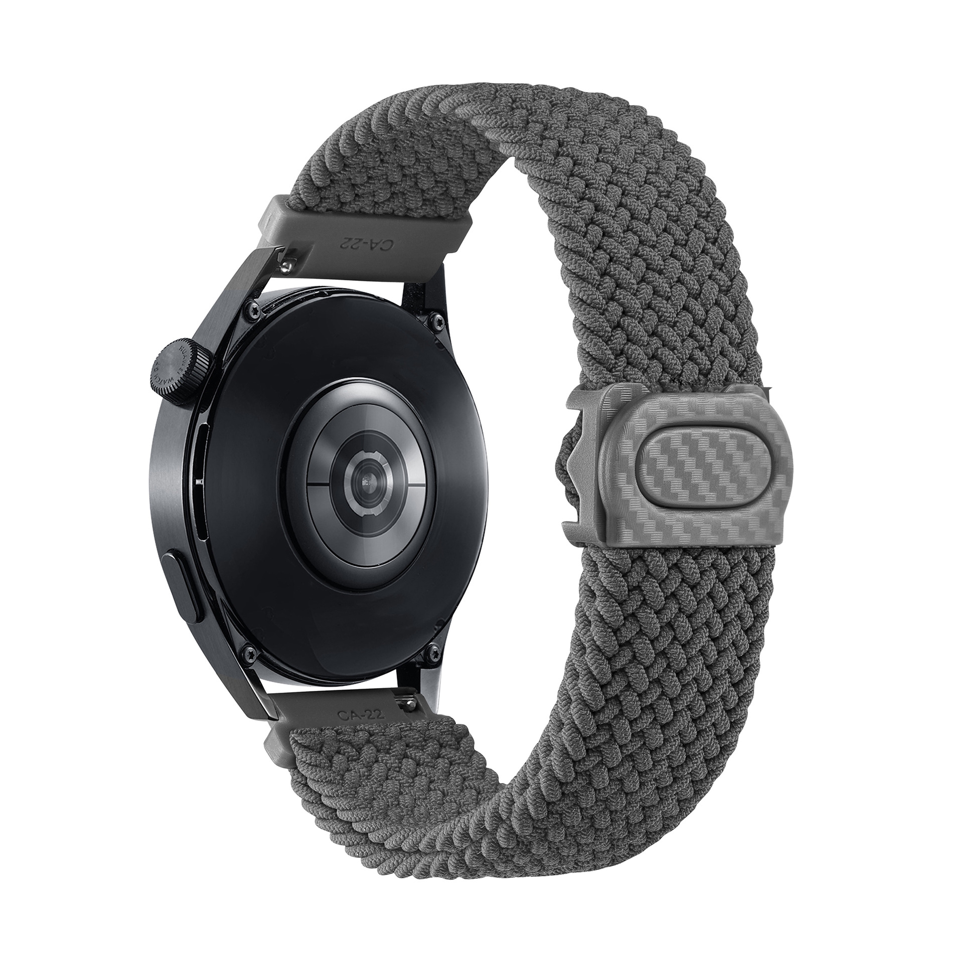 It is suitable for the carbon fiber texture snap braided strap of Samsung watch4657 and the strap of Huawei watch GT345 undefined