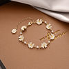 Fresh summer cute retro bracelet from pearl, jewelry, accessory, flowered