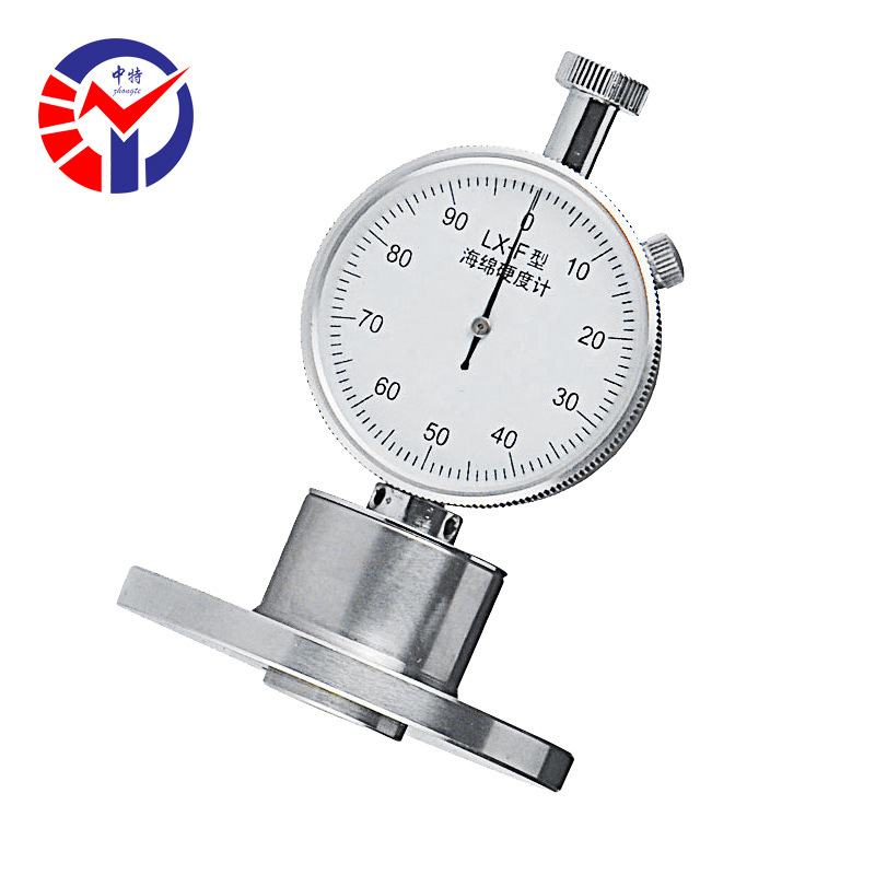 LX-F聚氨软海绵硬度计指针表盘合金测头测量泡沫材料硬度