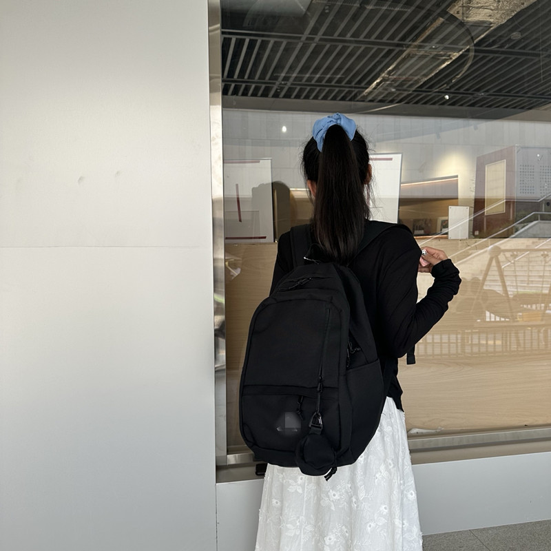 ドロップシッピングスクールバッグ、シンプルなバックパック、大学生、大容量、高校生、中学生、軽量バックパック、多用途のインターネットセレブ|undefined