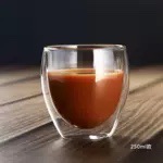 Taza de vidrio resistente al calor, taza de huevo, taza de café, taza de aislamiento térmico, taza de té de leche doméstica, productos transfronterizos de alta borosilicina