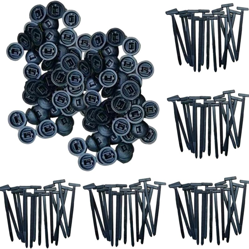 跨境卡扣穿心钉 Nylon Universal Cable Tie Buckle 尼龙通用扎带|undefined