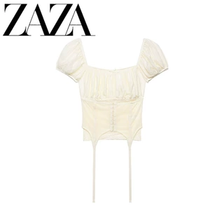ZAZA 自制欧美风 批发女装 时尚百搭气质 紧身胸衣式T恤女5039374