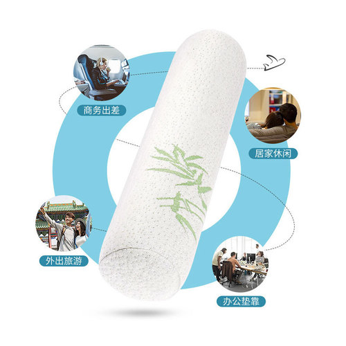 Amazon Cervical Pillow Cylindrical Office Memory Foam Waist Pillow Adult Leg Pillow Slow Recovery Side Sleeping Neck Pillow