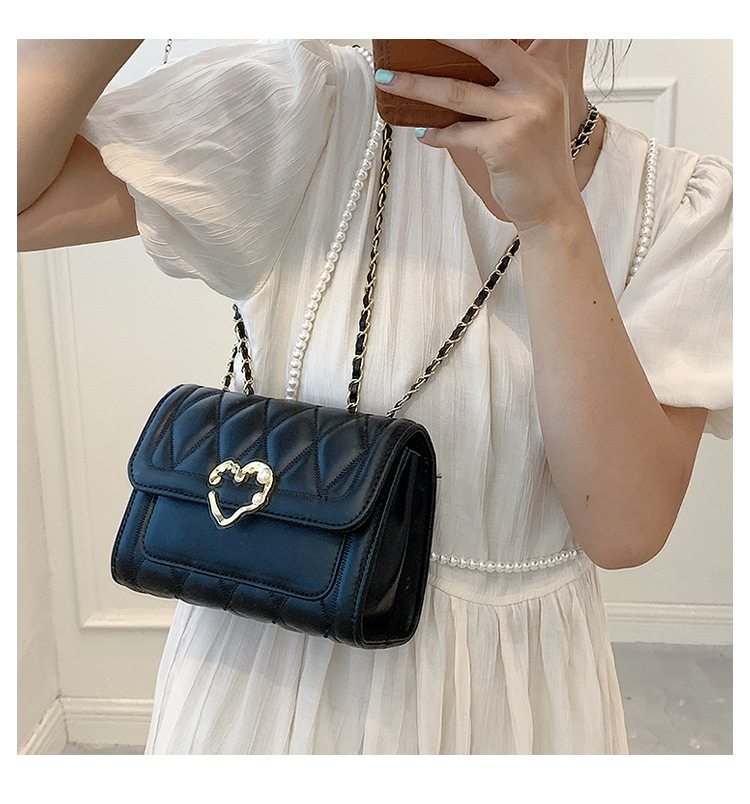 Wholesale Heart-shaped Buckle Messenger Shoulder Small Square Bag Nihaojewelry display picture 182