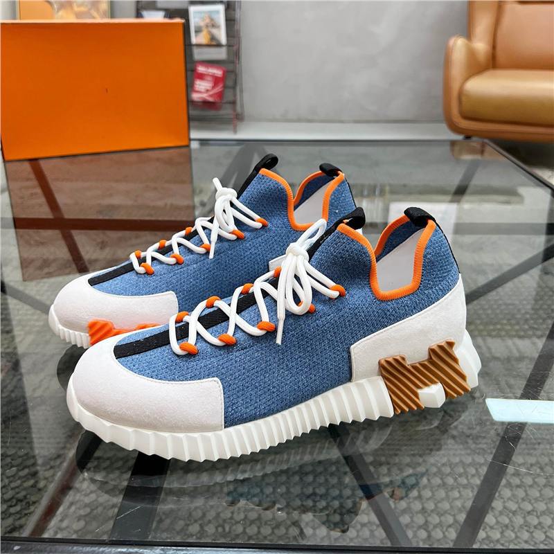 European Cross-Border Foreign Trade 2026 New Model Cowhide Leather and Mesh Casual Sports Shoes Lace-Up Breathable Running Shoes for Men