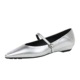 2182 minimalist style with a small pointed slope, paired with casual hundred shallow mouth evening shoes and a one-piece Mary Jane shoe