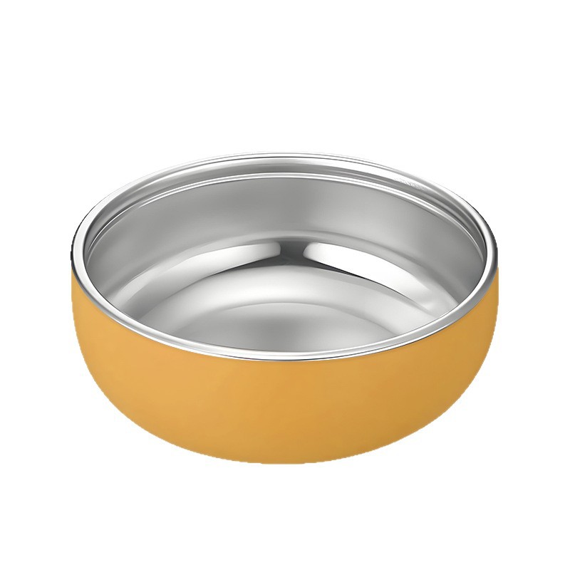 Amazon niños de acero inoxidable silicona cuenco con desmontaje de grado alimenticio 304 deslizante cuenco de alimentación aislamiento deslizante para niños