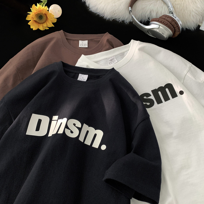 Gao ke weight 2024 summer American thick silicone letter round neck short sleeve T-shirt A025-T7571-P25 control 38