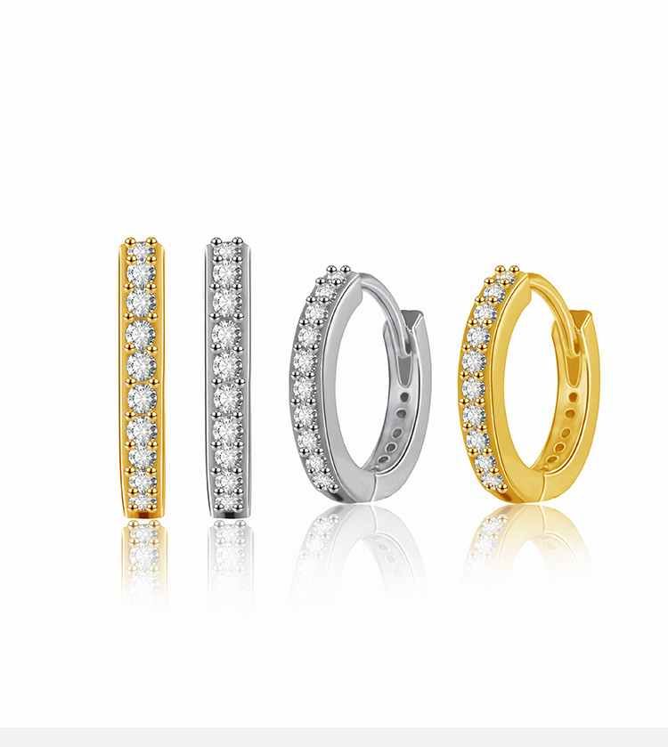 Labret piercing jewelry detail image