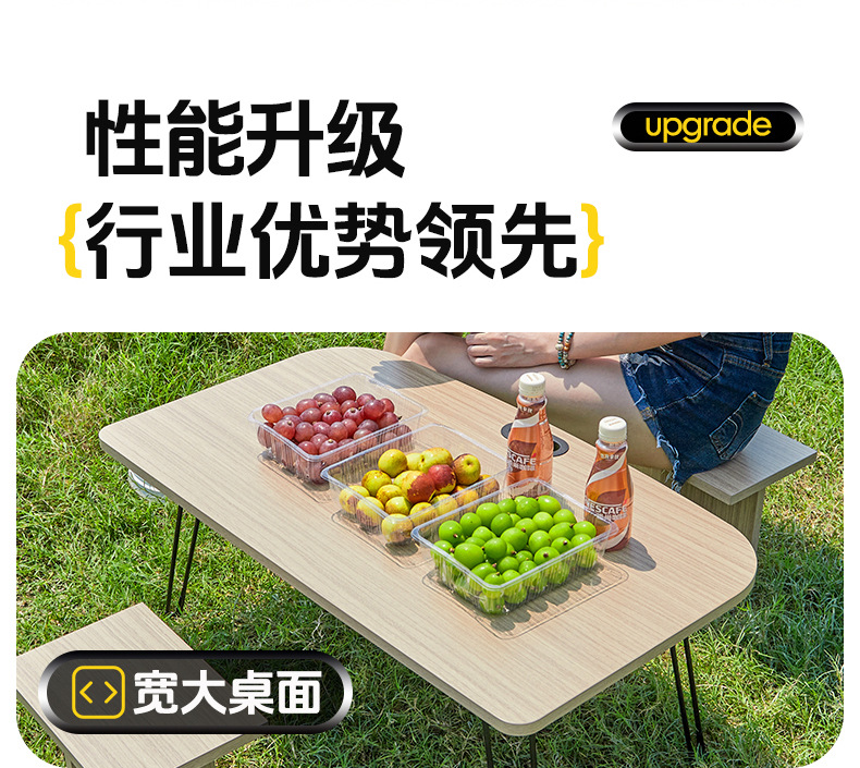 Tesla Special Car-Mounted Small Table Board for Outdoor Camping, Waterproof and Oil-Proof, for the Rear Trunk