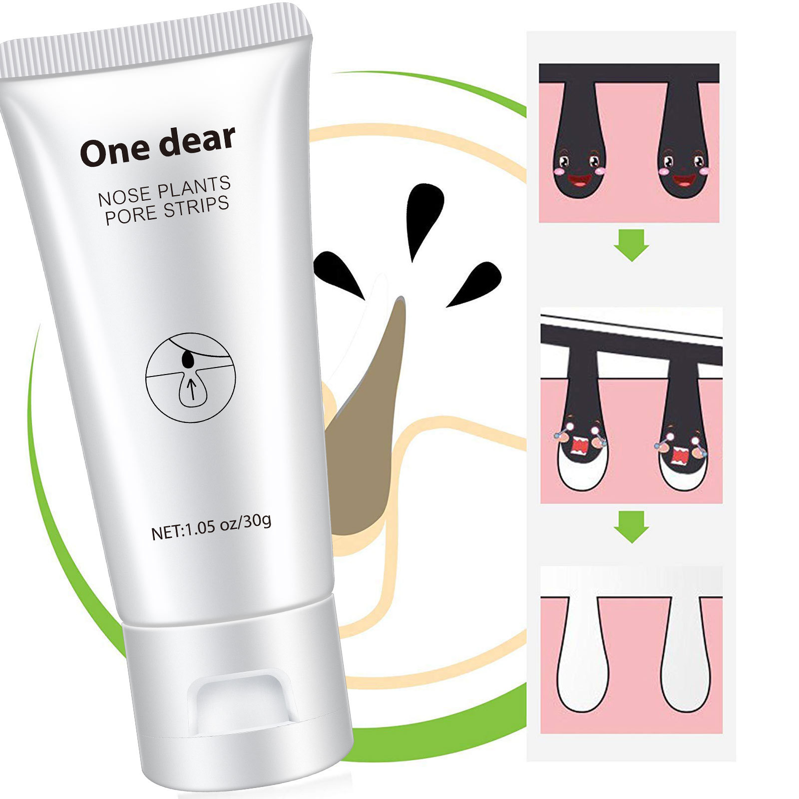 70g Weight Nose Mask Type Of Cosmetics Plastic Material Solid Color Pattern Casual Style Nose Mask Solid Color Personal Care Skin Care 4