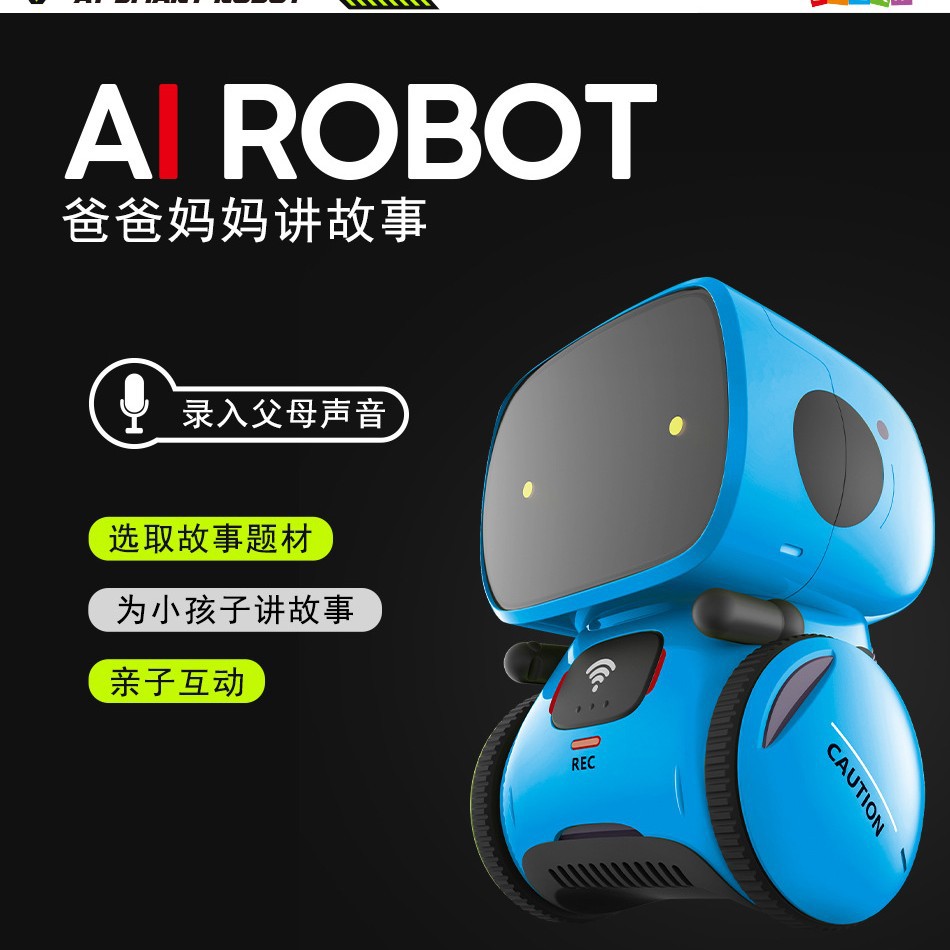 Diálogo transfronterizo de IA para niños robot de control de voz inteligente de detección táctil de baile juguetes divertidos de máquinas eléctricas