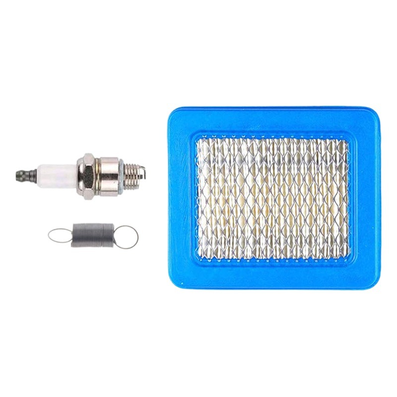 Accesorios de sierra de cadena de cortacésped 790849 spring-796112 plug-491588S de chispa filtro de aire