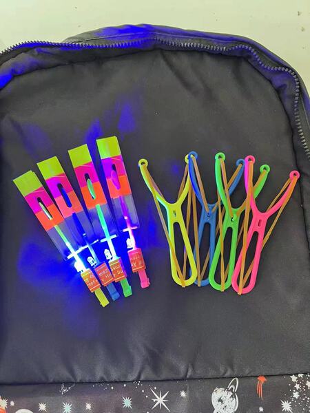 Glowing slingshot arrow