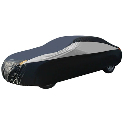Car clothing – Car clothing 190T silver-coated color matching - s-size-190t-black-and-silver-color-matching