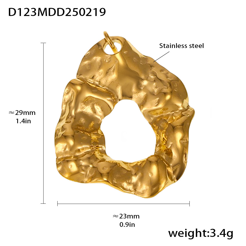Moda misteriosa OL estilo personalidad colgante de acero inoxidable 18k oro real transfronterizo solo para los fabricantes de bombas europeas y americanas al por mayor