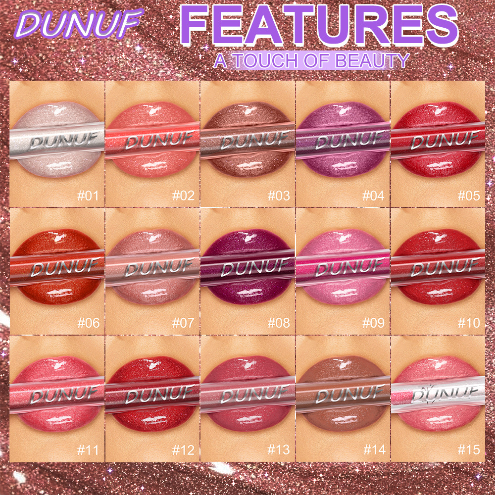 Check out DUNUF 5-tube Moisturizing, hydrating, glossy and easy-to-color lip gloss! Link Disclaimer - Foreign Trade undefined