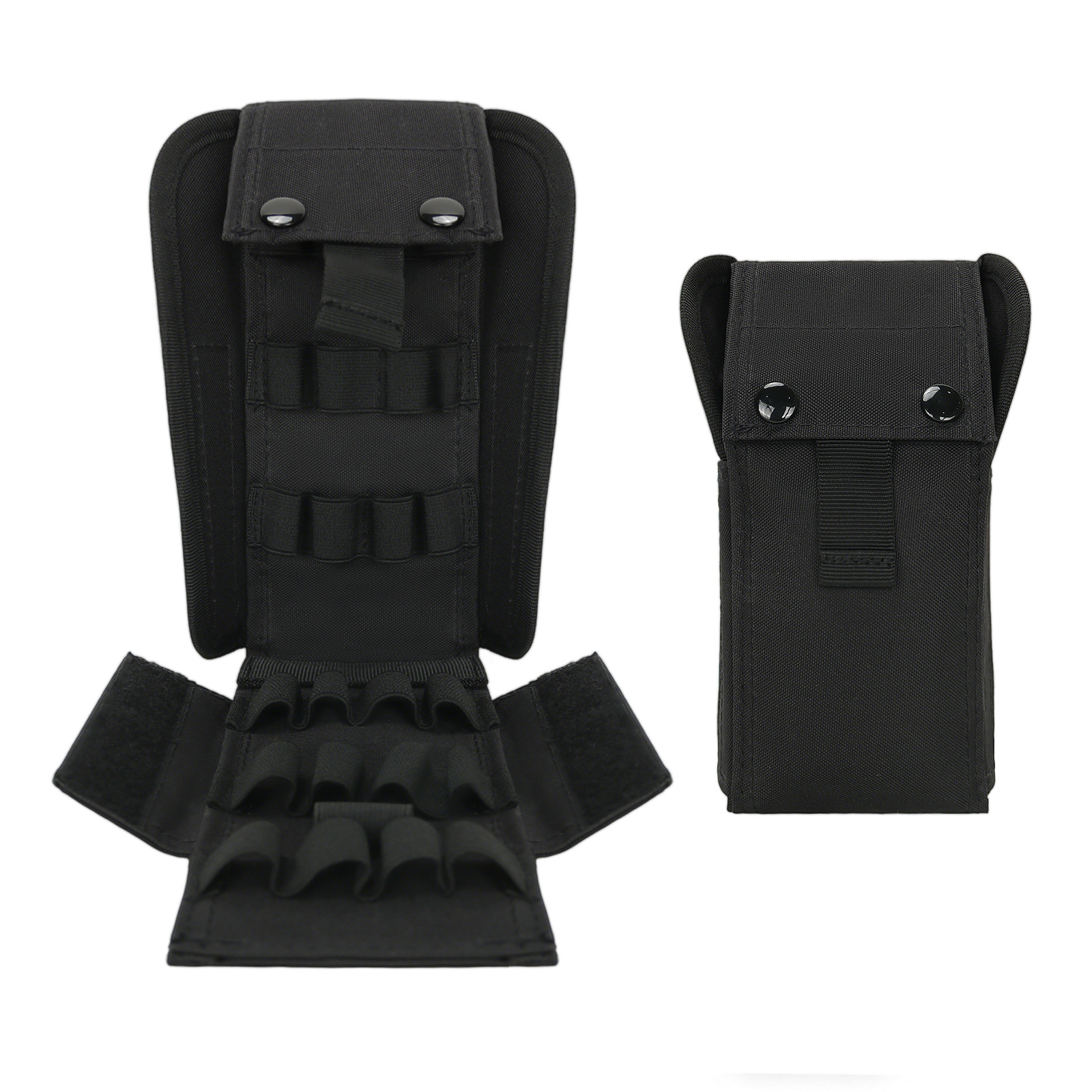 12G Outdoor 25-hole Shotgun Tactical Ammunition Box Hunting Shotgun Storage Bag Accessory Pouch Tool Waist Bag